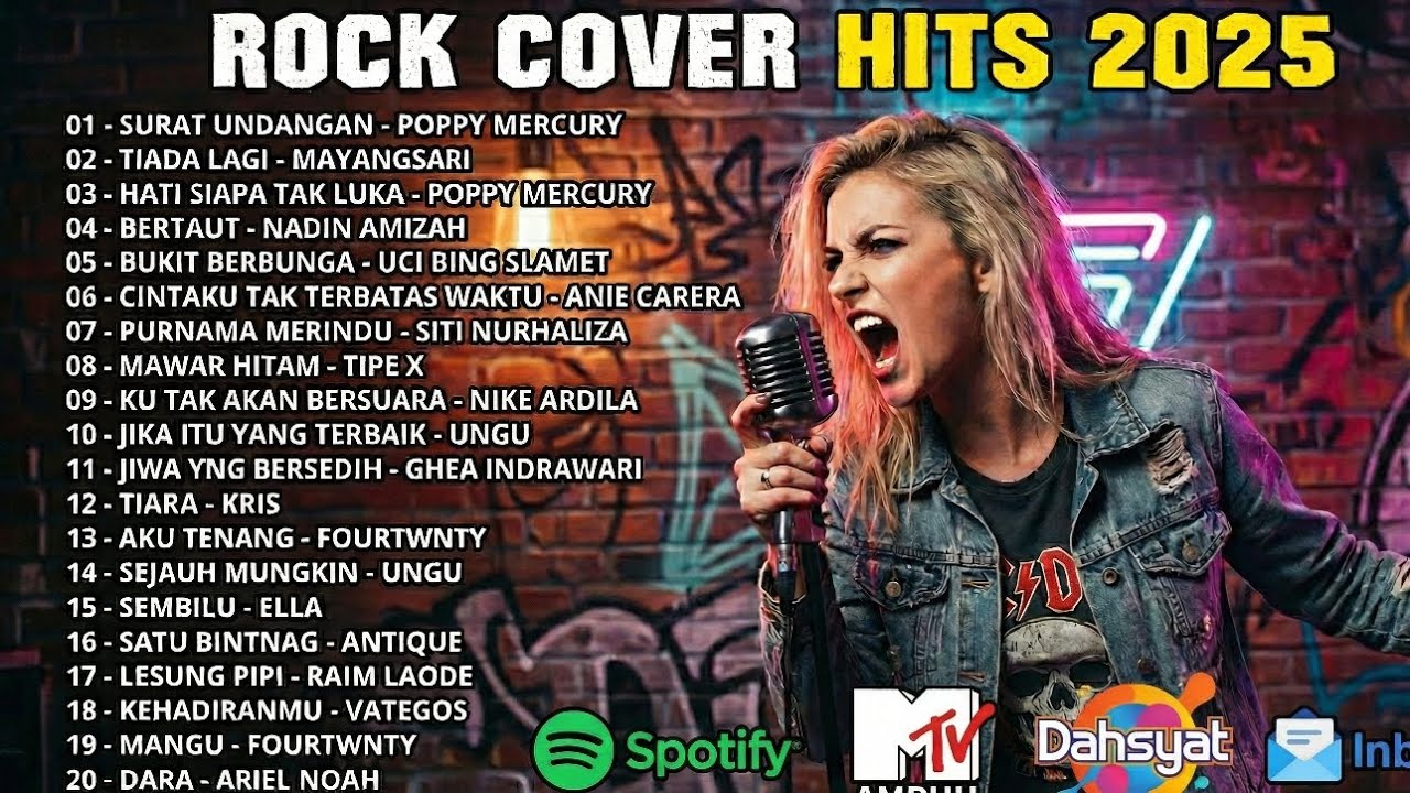 KUMPULAN LAGU ROCK COVER TERPOPULER DI 2025 | Top 20 lagu viral indonesia #rock #musikindonesia 