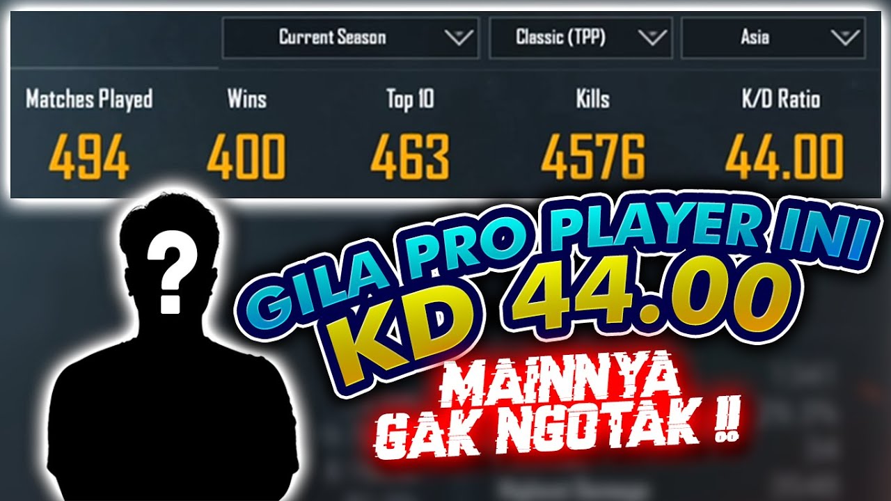 GILA PRO PLAYER INI KD 44 MAIN EMANG BIKIN MELONGO - PUBG MOBILE