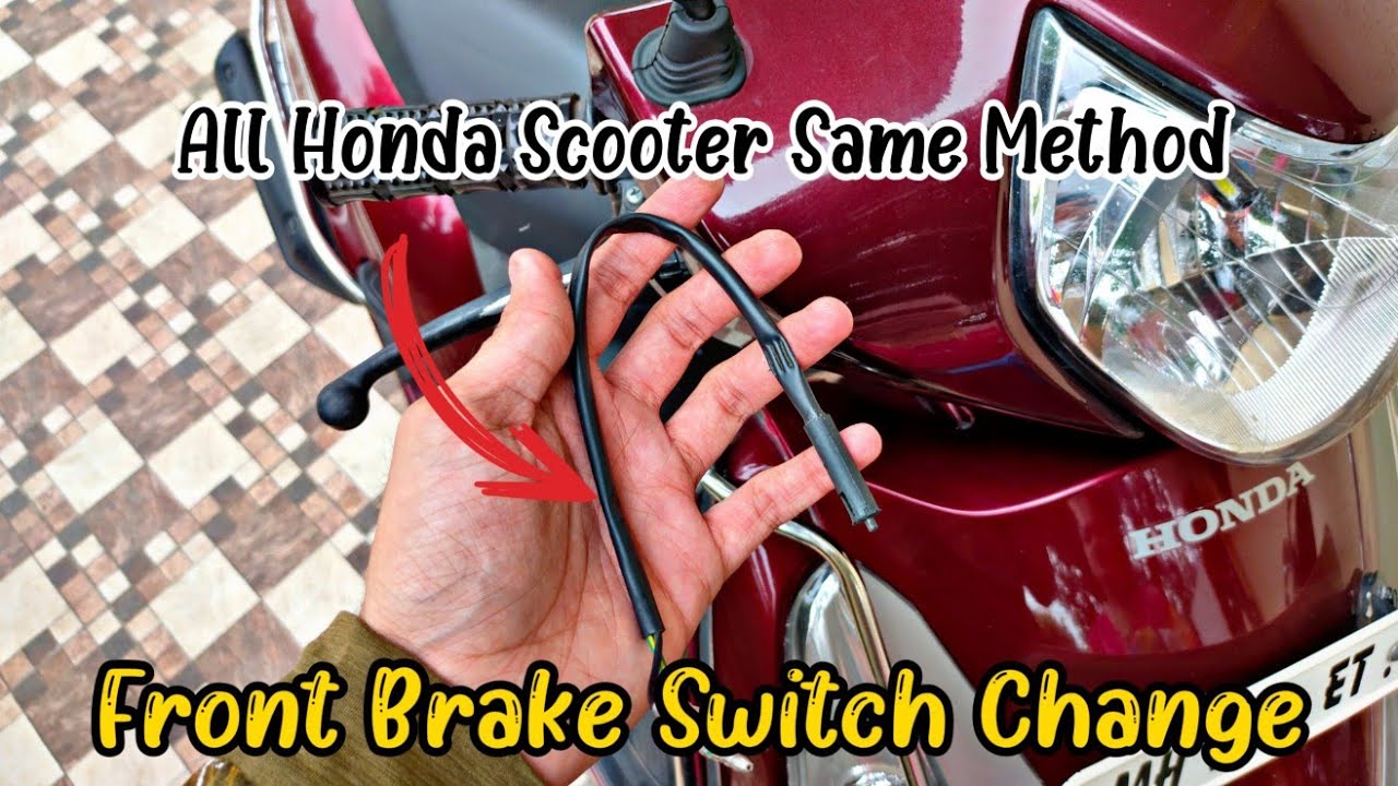 Front brake switch change in all scooter || Honda Aviator || Full Detailed Video
