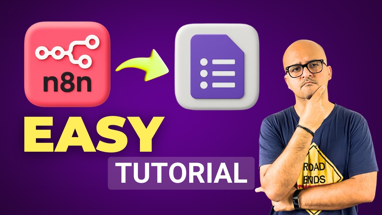 Как подключить Google Forms и узел Webhook в n8n | Интеграция Google Forms Webhook [Руководство п...