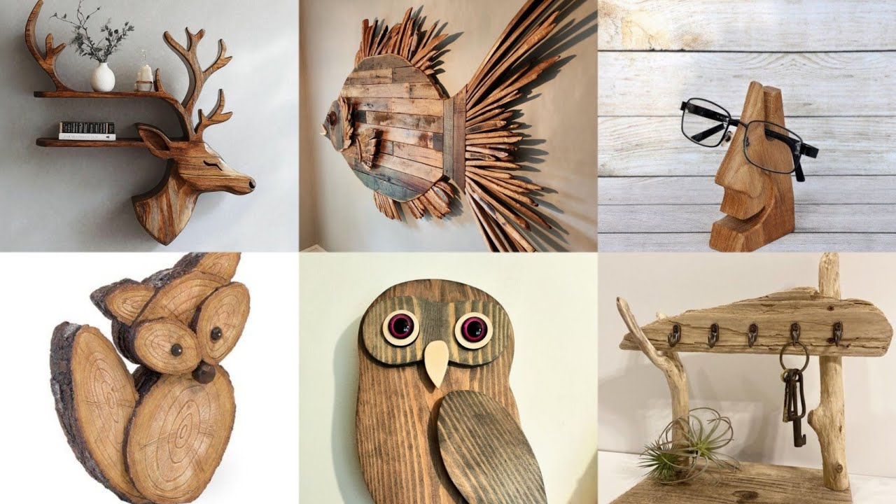 Creat Art from Scrap Wood - Beginners - Friendly wood carving - Woods Art