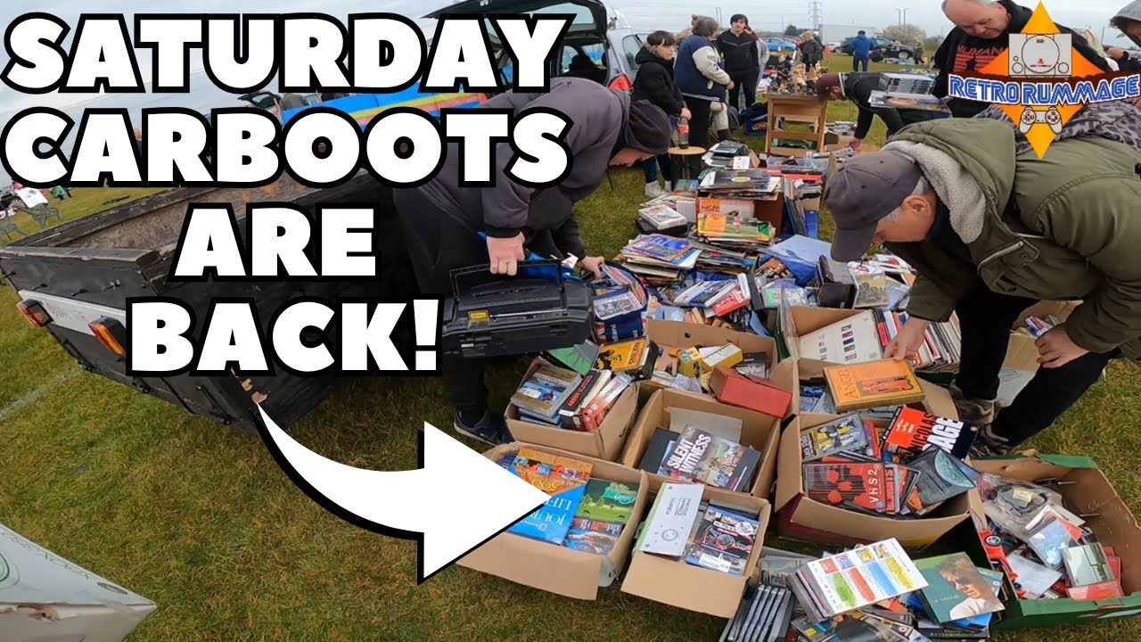Saturday Carboots Are BACK! Video Game Hunting @ My Local Car Boot Sale!