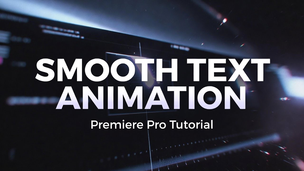 Smooth Text Animation in Premiere Pro #videoediting #viral #edit