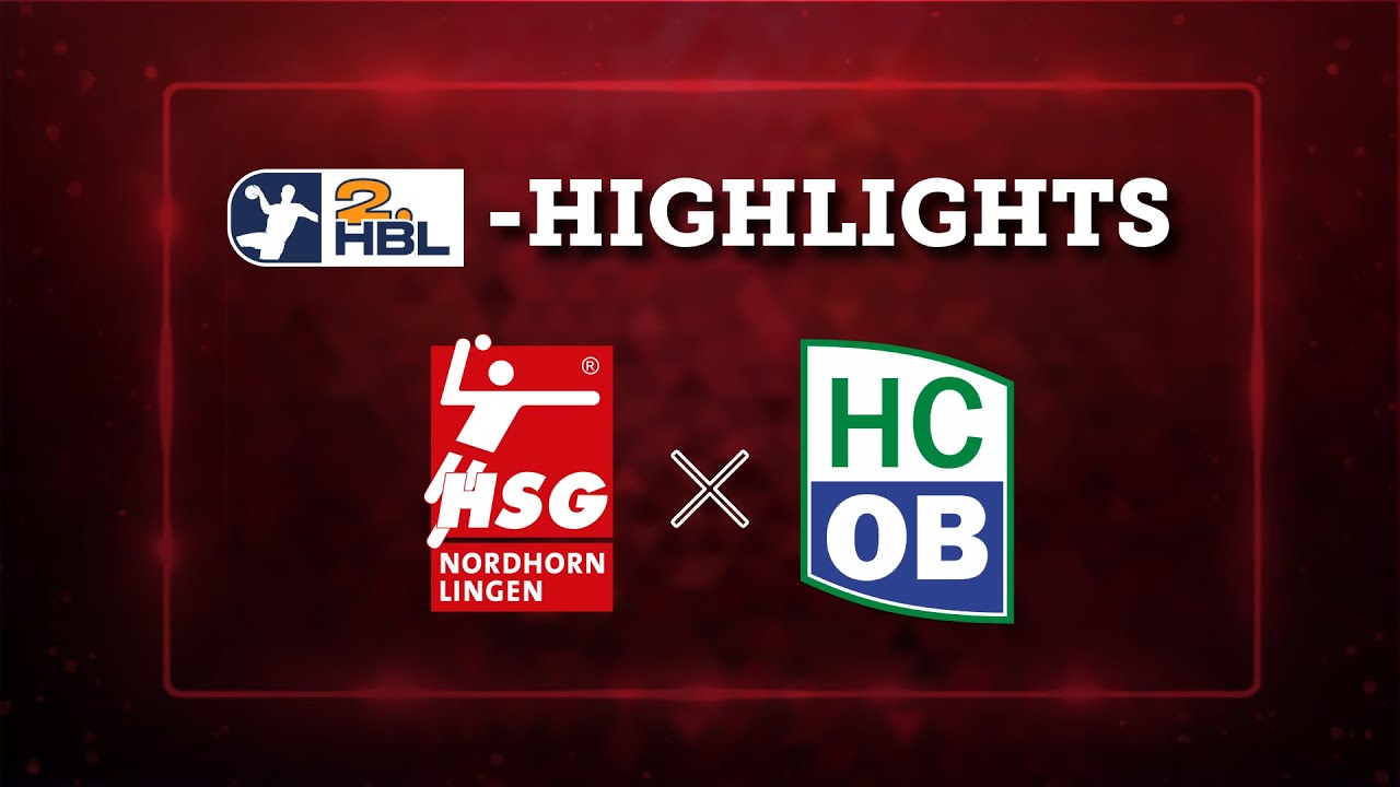 Highlights 12. Spieltag 2. HBL HSG Nordhorn-Lingen vs. HC Oppenweiler/Backnang