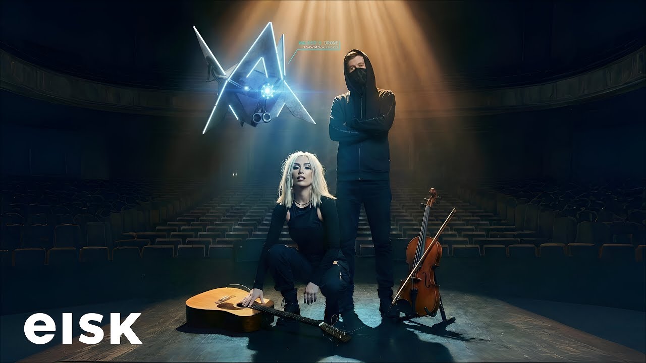Alan Walker & Ava Max Style, Elian Skye - BROKEN STRINGS (Official Lyrics Video)