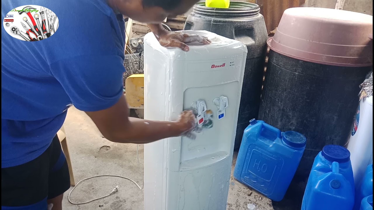 How to replace faucet of water dispenser ???