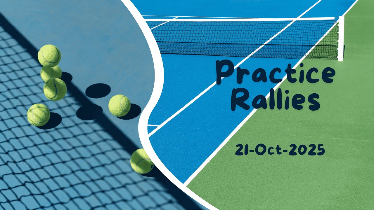 Morning Tennis Rallies to Start the Day! 21-Oct-2025 #TennisReels #TennisPractice #MorningTennis