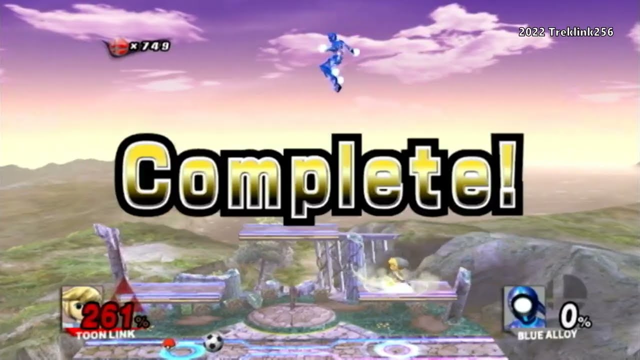 SSBB 15MB Toon Link 749 KOs