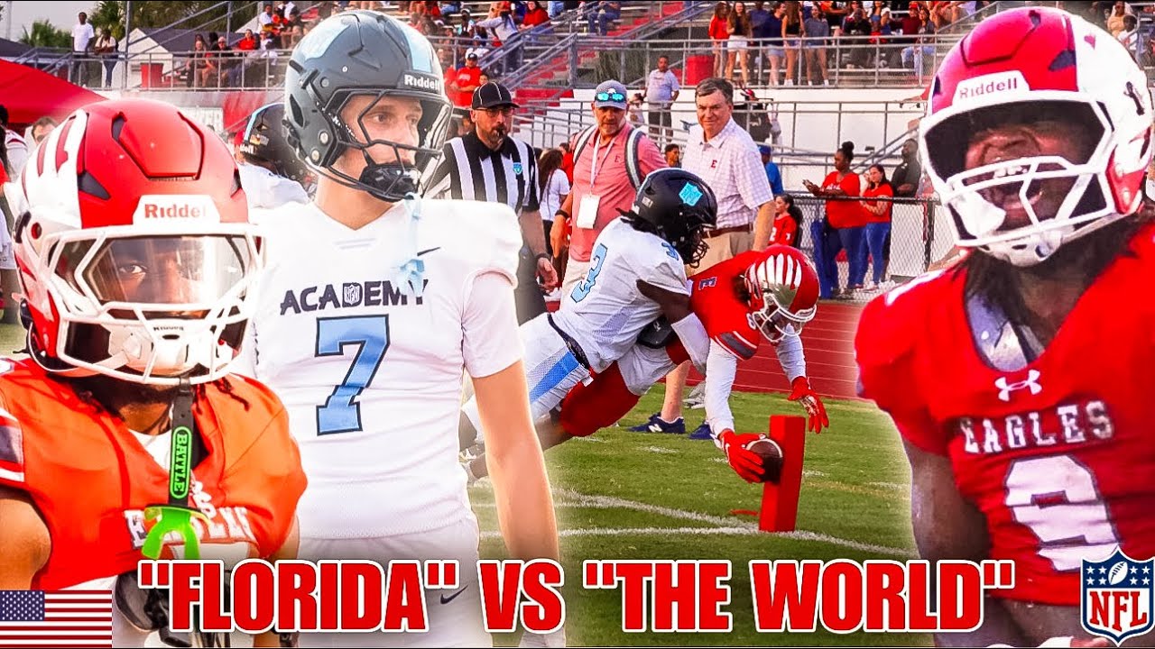 FLORIDA JITS VS UK LADS!!! || EDGEWATER HIGH SCHOOL (ORLANDO, FL) VS NFL ACADEMY (UNITED KINGDOM)