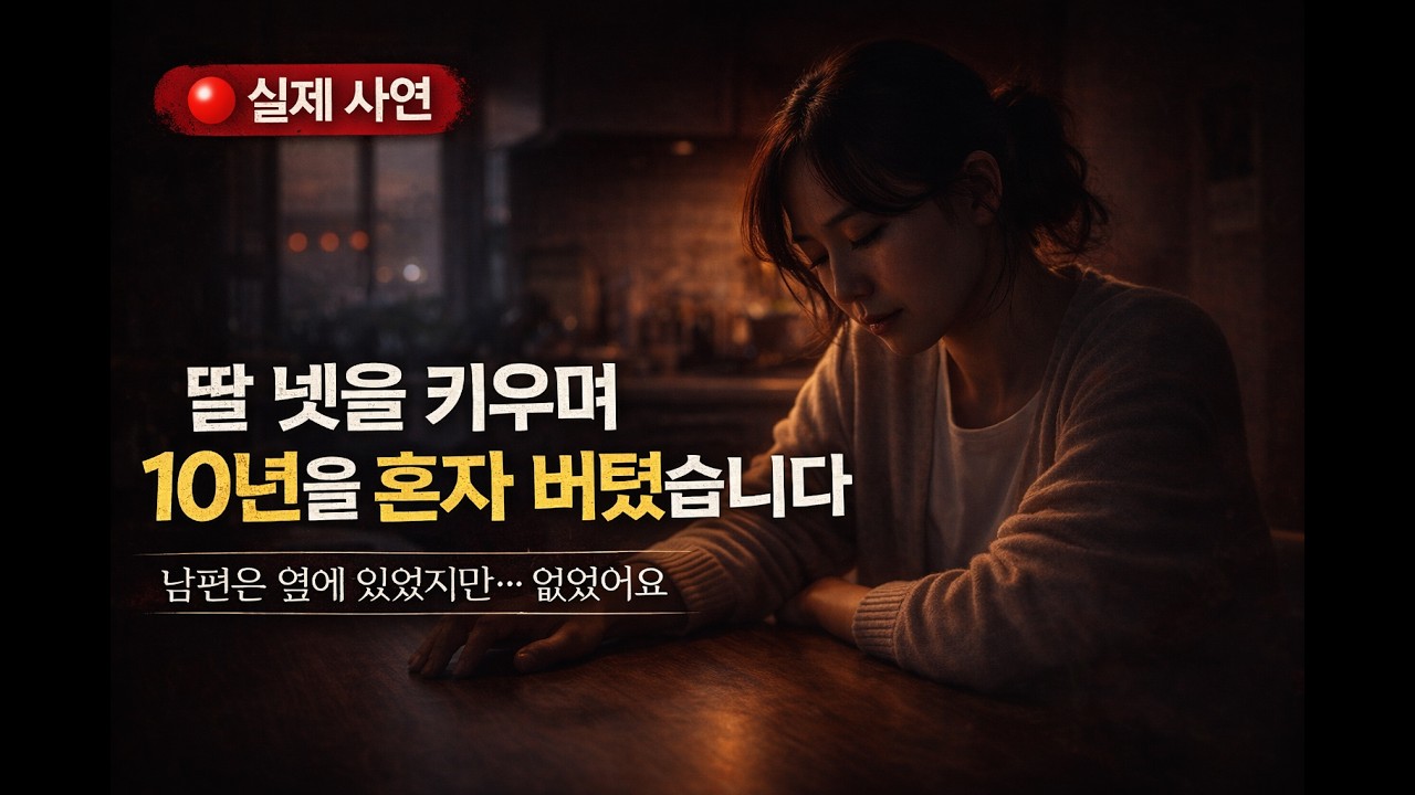 딸 넷 키우며 10년을 혼자 버텼습니다.남편은 옆에 있었지만… 없었어요.//노말영의 오무사TV - 삶의 이야기