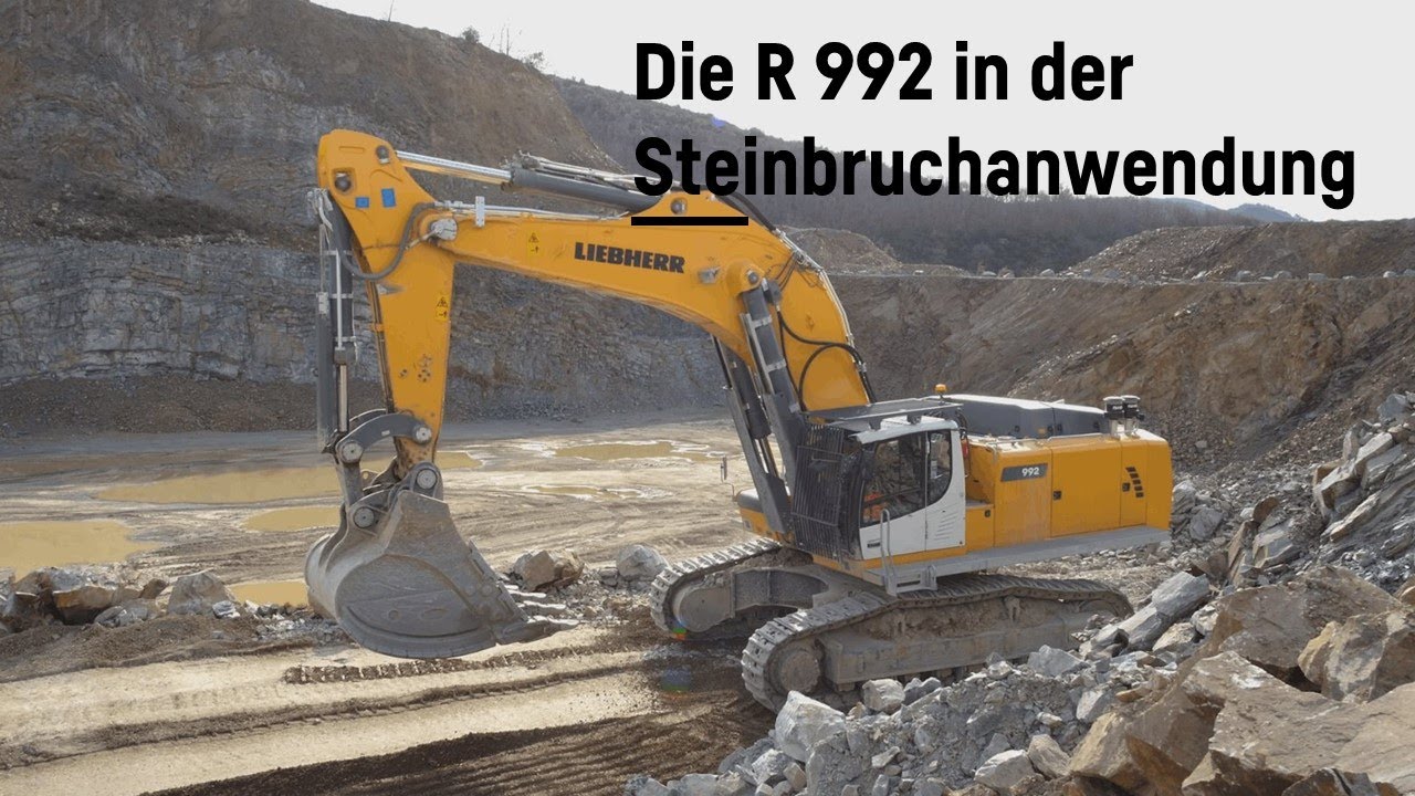 Der R 992 im Steinbrucheinsatz bei CMSE | Liebherr