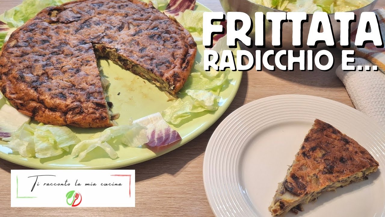 FRITTATA CON RADICCHIO | Gustosa e con un ingrediente che ti sorprenderà