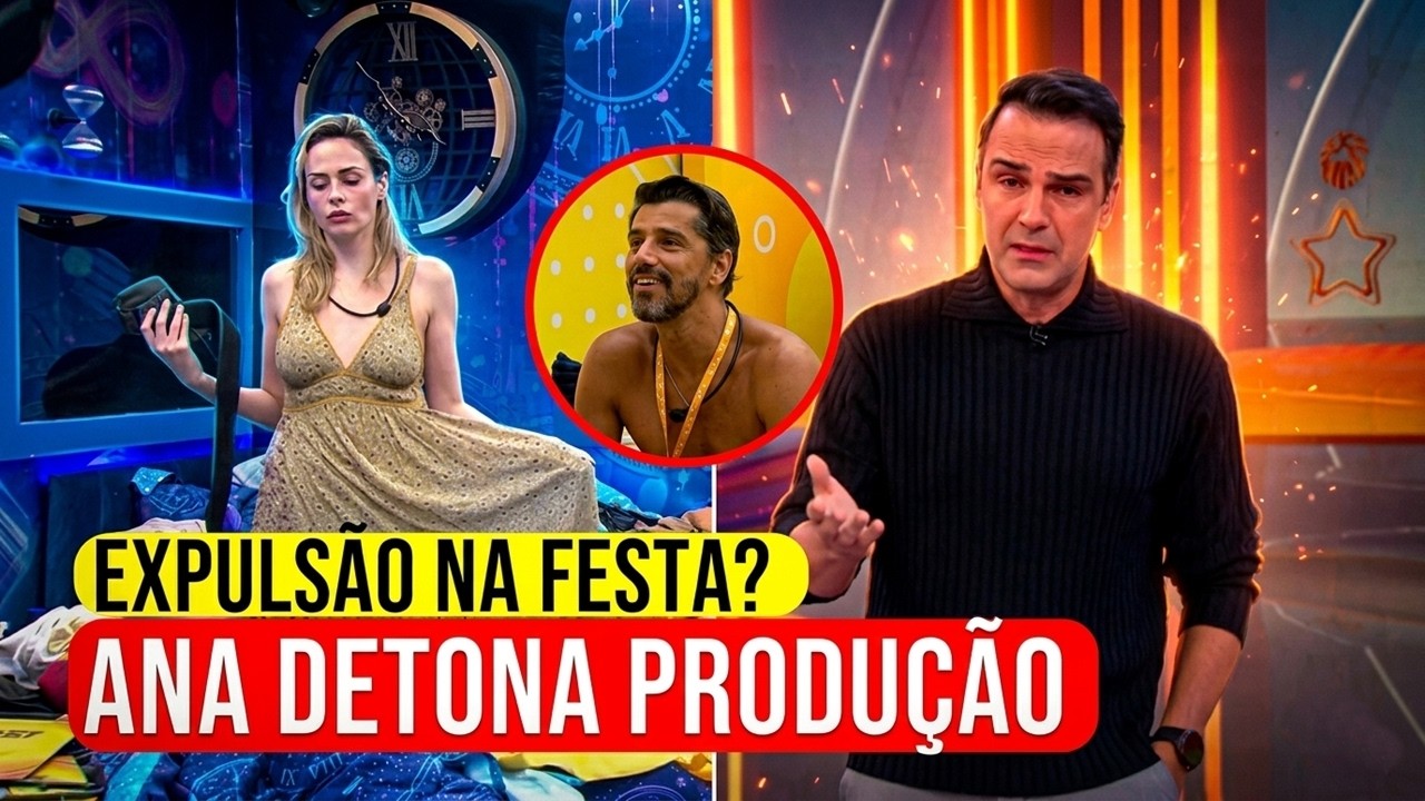 🚨BBB 26 AO VIVO: ANA PAULA PEITA PRODUÇÃO E TADEU TOMA DECISÃO GRAVE NO BBB 26!🔥