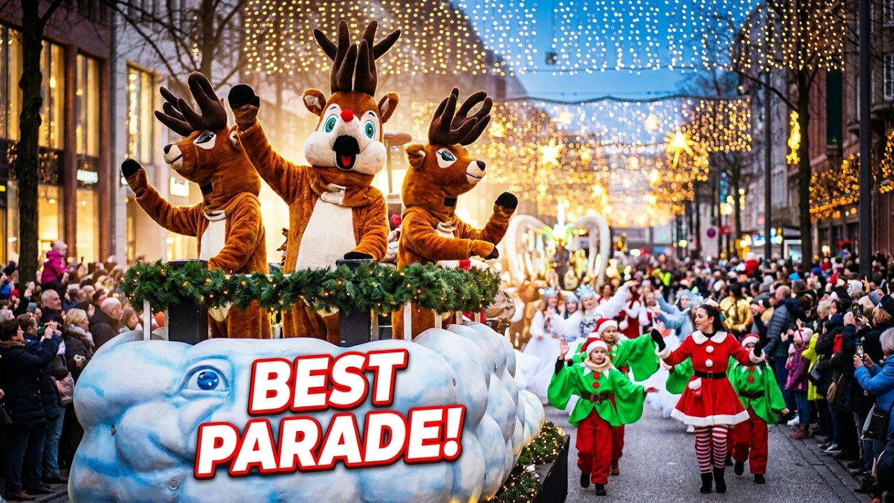 Hamburg Christmas Parade 2025 🎄 | Best Weihnachtsparade Highlights & Festive Lights