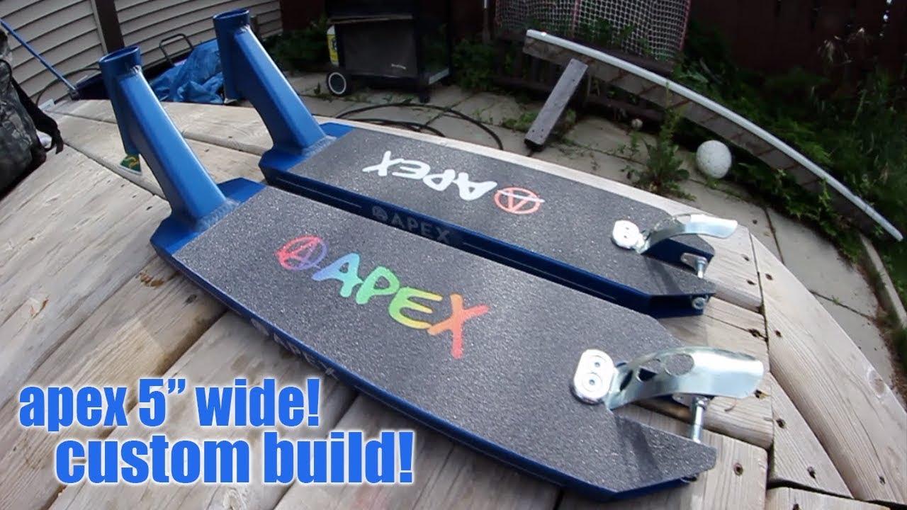 APEX CUSTOM SCOOTER BUILD X2! (with clips!)