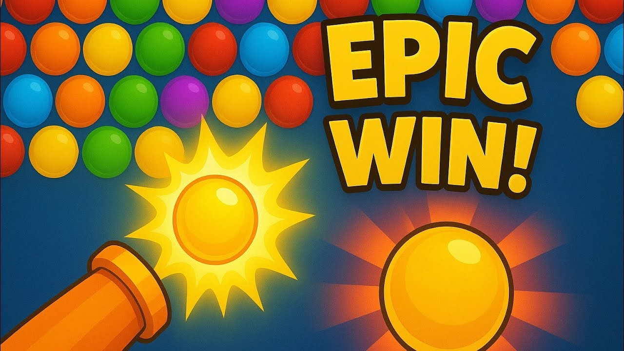 Bubble Shooter Hard Level 3 - Intense Long Gameplay 🔥