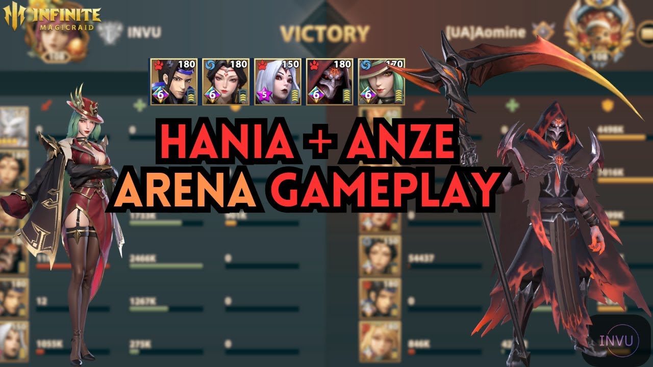 Infinite Magicraid (IMR): Hania & Anze Gameplay together | Showcasing Arena Gameplay