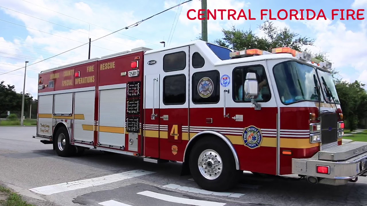 E-One Fire Trucks Responding Compilation