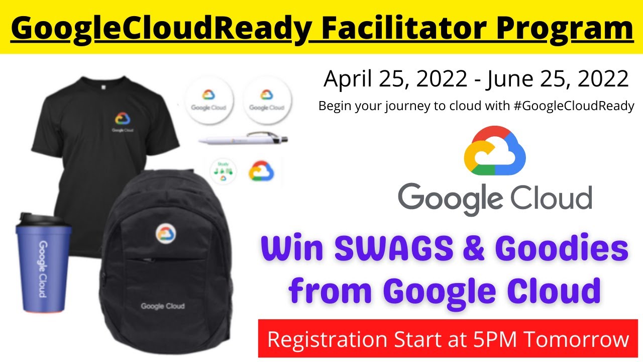 Google Cloud Ready Facilitator Program | Free SWAGS by Google Cloud Platform #GoogleSwags
