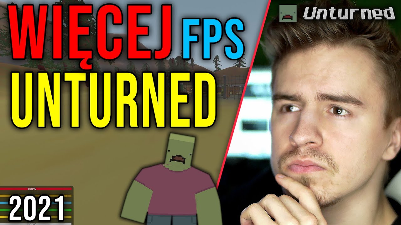 JAK MIEĆ WIĘCEJ FPS W UNTURNED? 😲 Optymalizacja Unturned 😵 2021 *DZIAŁA*