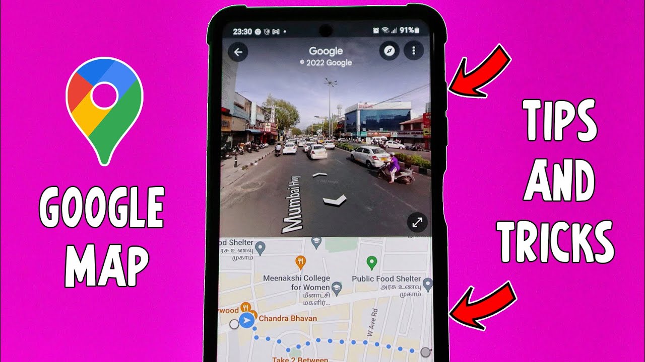 6 ரகசிய கூகுள் மேப் டிரிக்ஸ் | 6 Secret Google Map Tips, Tricks And Hacks For Android.!