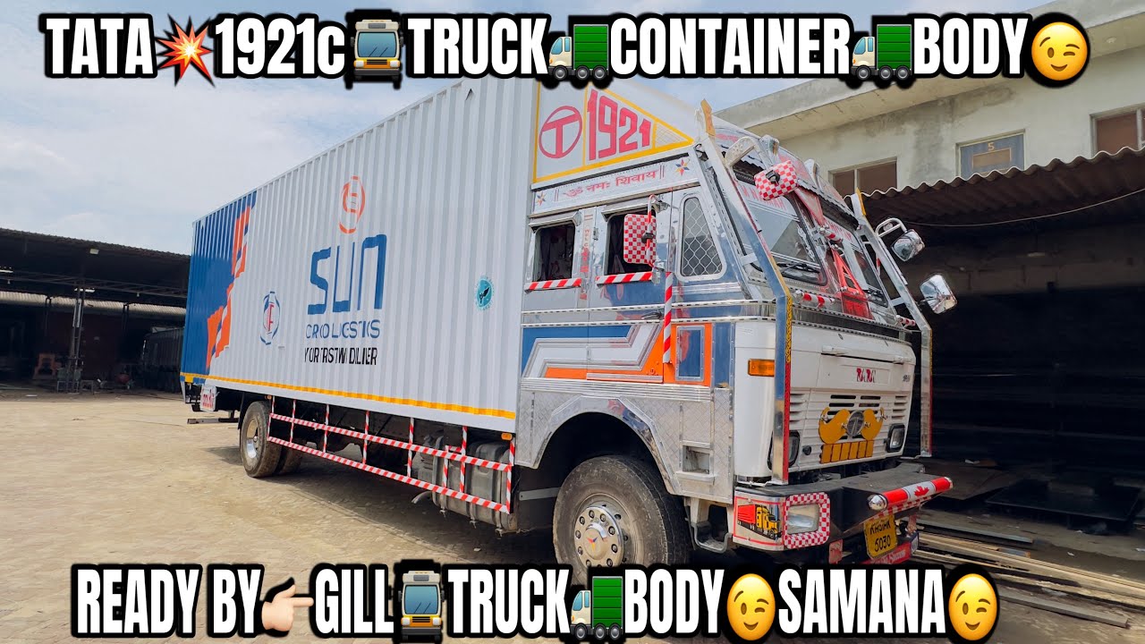 TATA🙏🏻1921c🚍TRUCK FULL💥3D😳WORK READY👉🏻 BY GILL✅TRUCK BODY✅ #gilltruckbody #truck #driver #truck