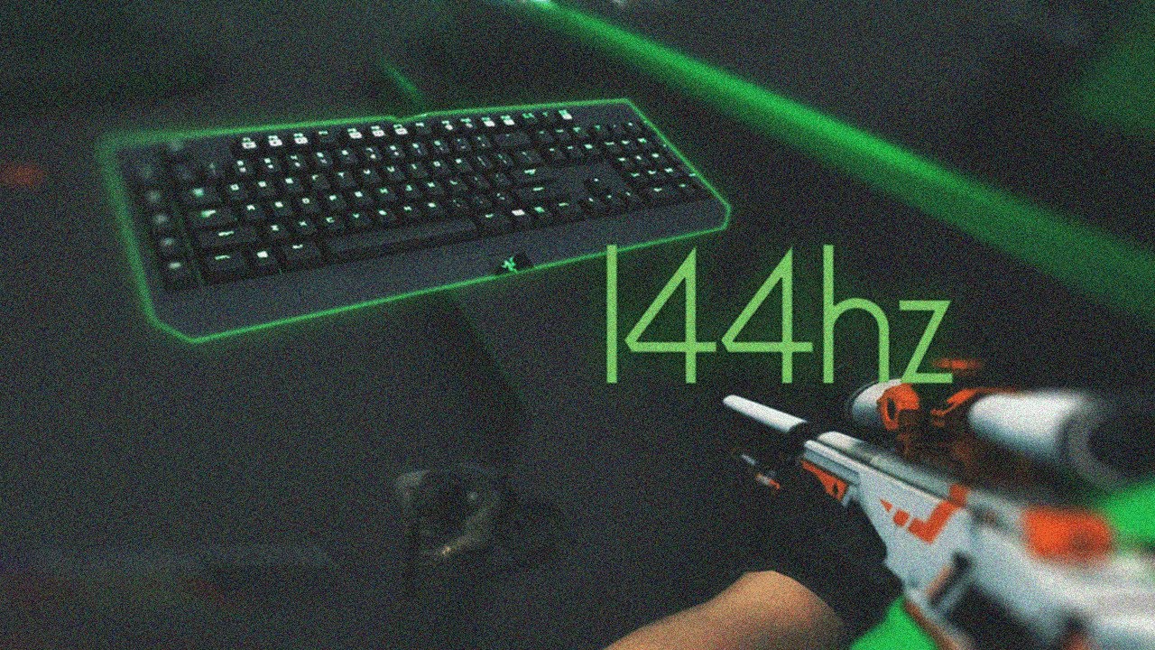 [asmr] smooth 144fps csgo | keyboard sounds + chill lofi music -1440p-