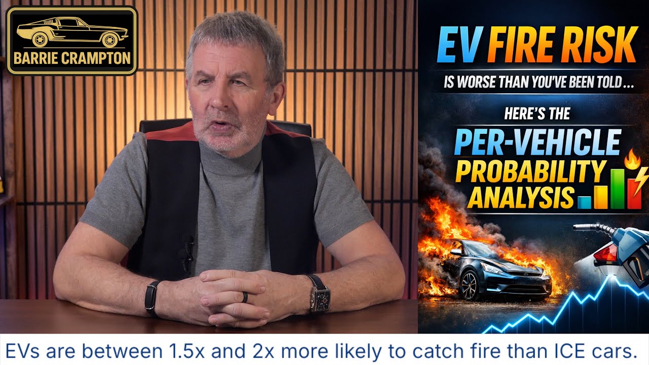 EV Fire Risk Is Worse Than You’ve Been Told… Here’s the Per Vehicle Probability Analysis 🔥
