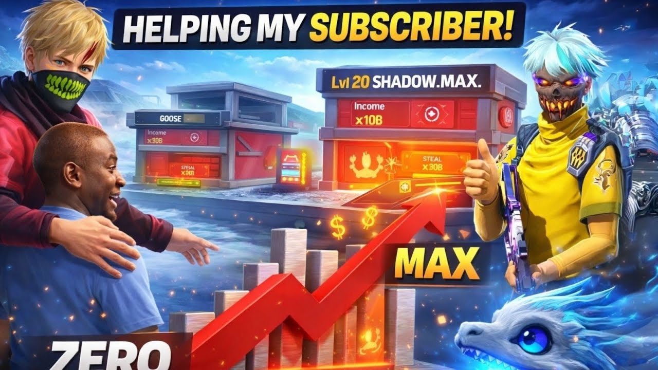 I upgraded😱my subscribers base from level 1 to Max ,#freefire #steelapet #challenge #funny #fun 