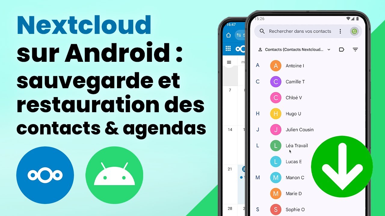 [Android] Synchroniser et restaurer vos contacts sur un nouveau téléphone Android avec Nextcloud