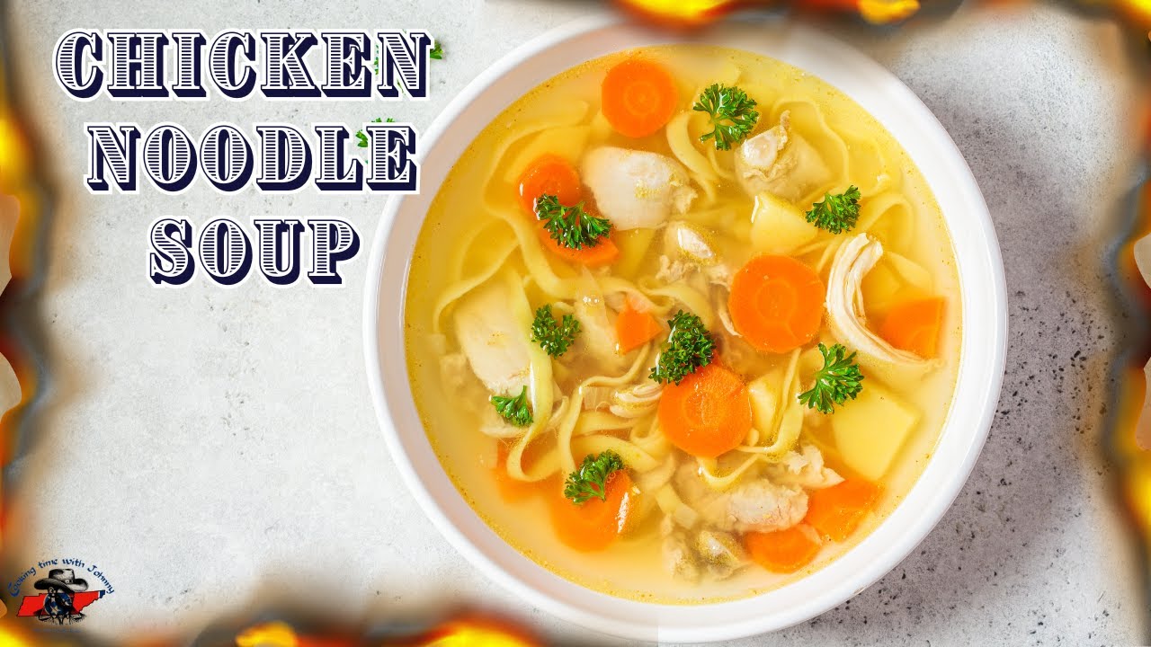 Creamy Chicken Noodle Soup anyone can make!