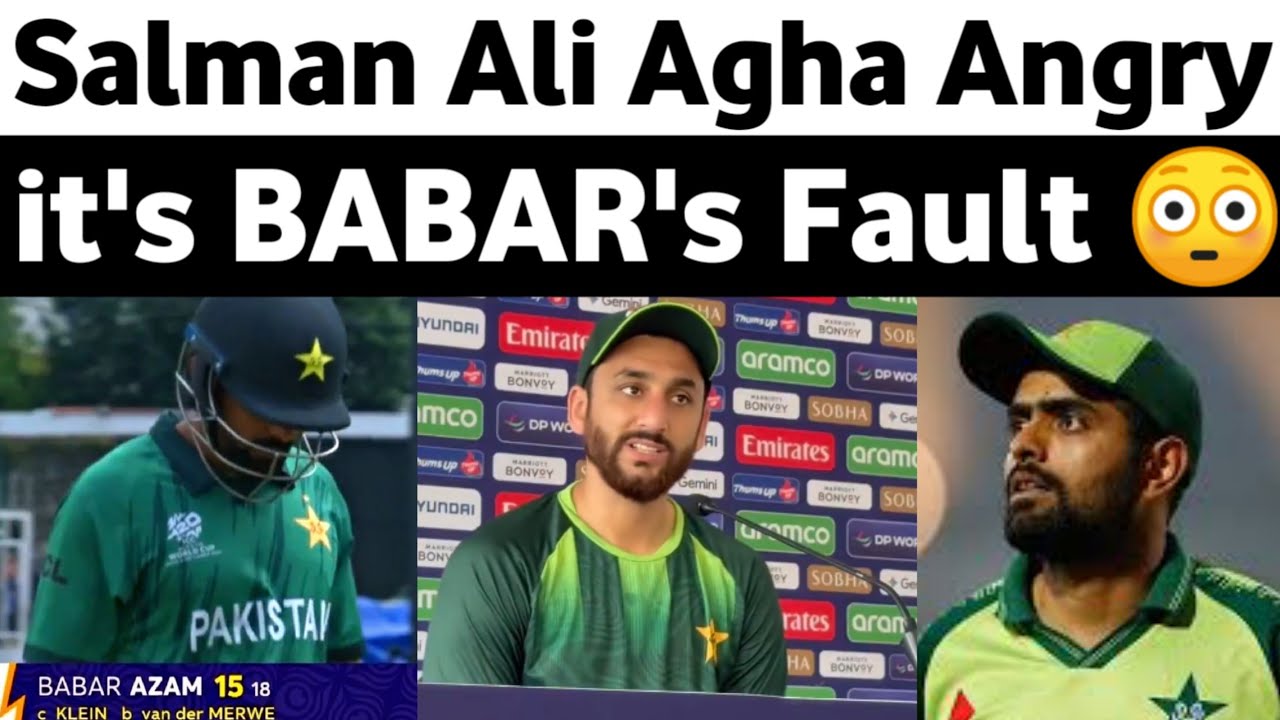 Salman Agha Reaction On Babar's Failure vs Netherlands | Our Bowlers Are Winning For Us But 😕