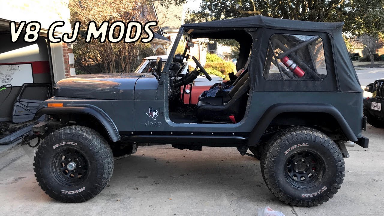 CJ To TJ Cheap Fender Swap! | Side Step Install CJ7