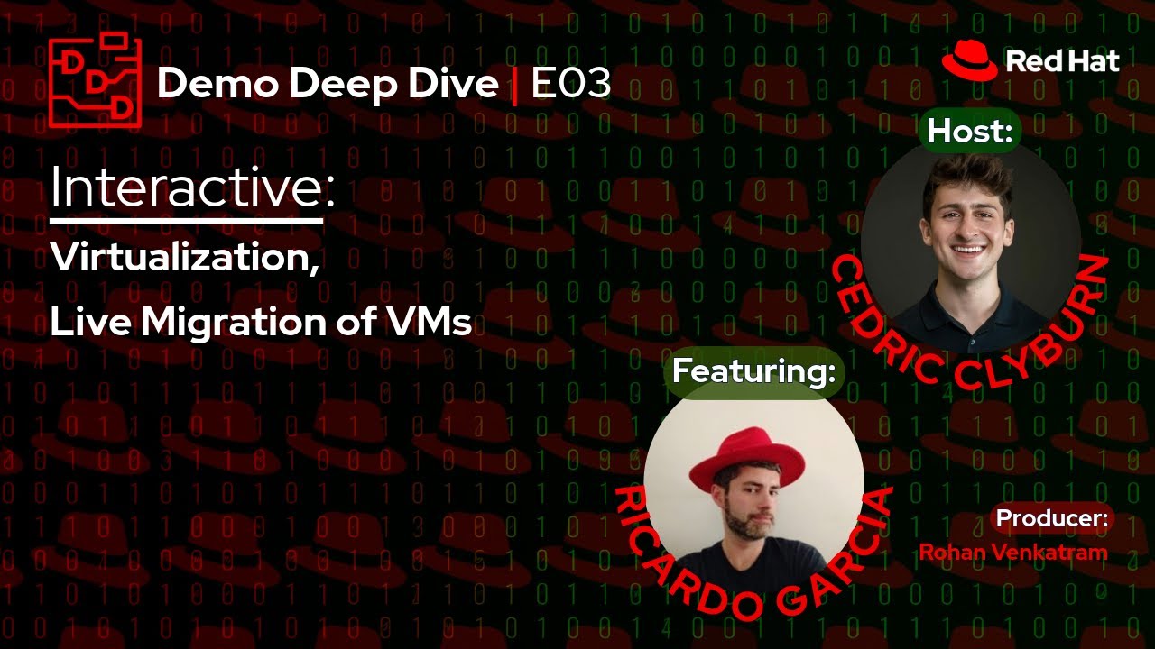 Interactive: Virtualization, Live Migration of VMs ft Ricardo Garcia Cavero | Demo Deep Dive (E3)