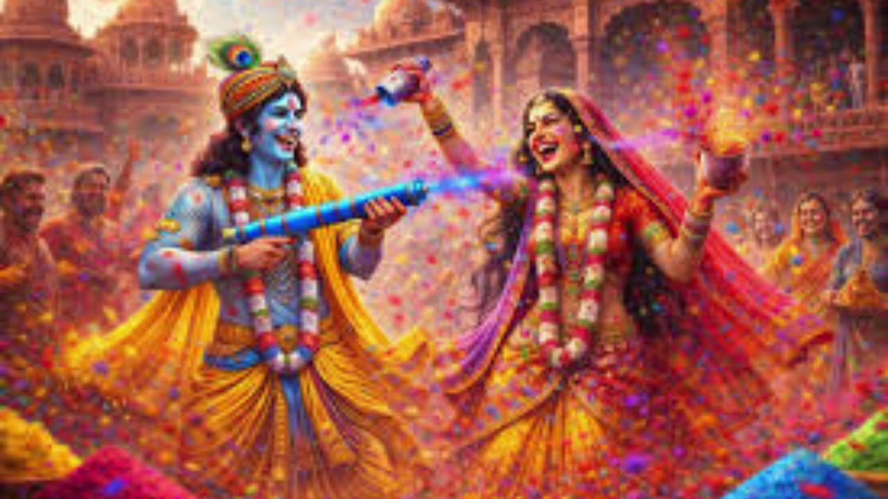 सतरंगी सलवार राधा रानी की बरसाने में छाई बहार राधा रानी की। #trending 