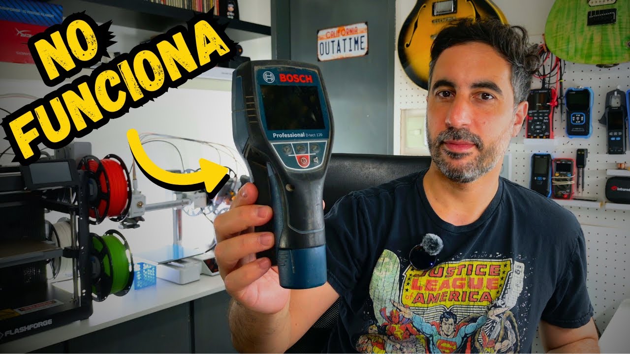 Un ESCANER de PAREDES Bosch DTECT-120 que no enciende...  @Bosch Argentina