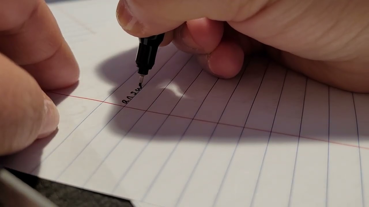 Writing Fanfiction ASMR] part 12 [ Sharpie Pen - - No Talking 