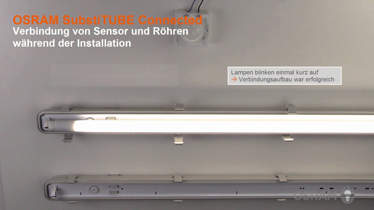 OSRAM SubstiTUBE Connected Installation