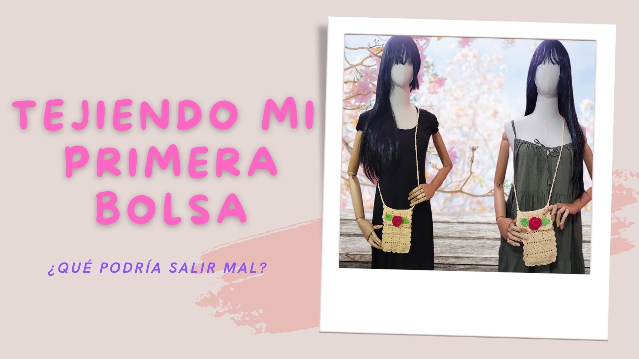 La bolsita tejida estilo coreano que está en tendencia 🧶✨| Fácil y rápida