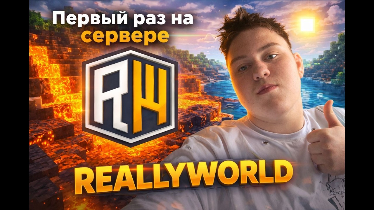 Первый раз на сервере ReallyWorld 🔥 Жёсткий старт!