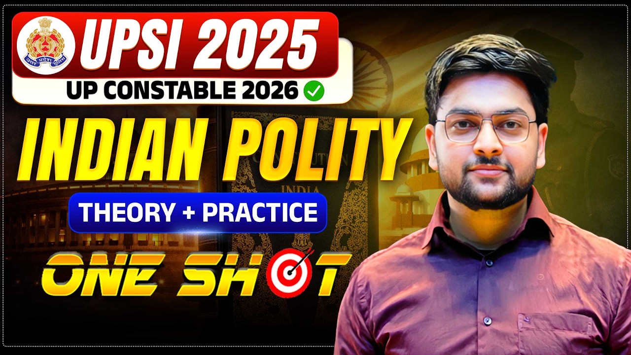 UPSI 2025 Complete Polity One Shot by Jeet Rana
