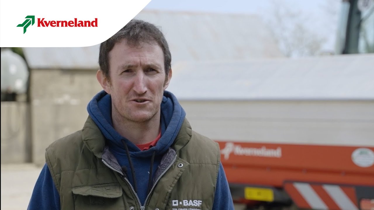 Farmer Padraig gets maximum return on his fertiliser investment with Kverneland Exacta TL GEOSPREAD
