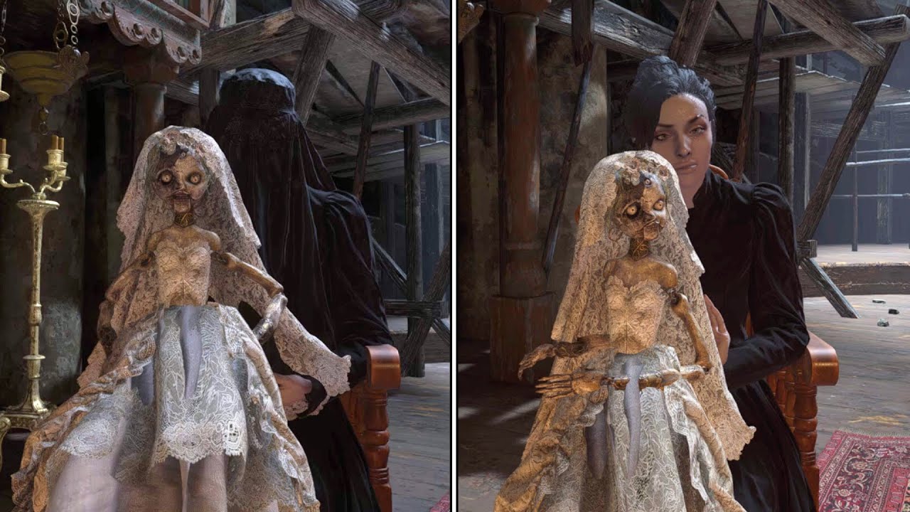 Resident Evil 8 Village — лицо Донны Беневито показано в кат-сцене