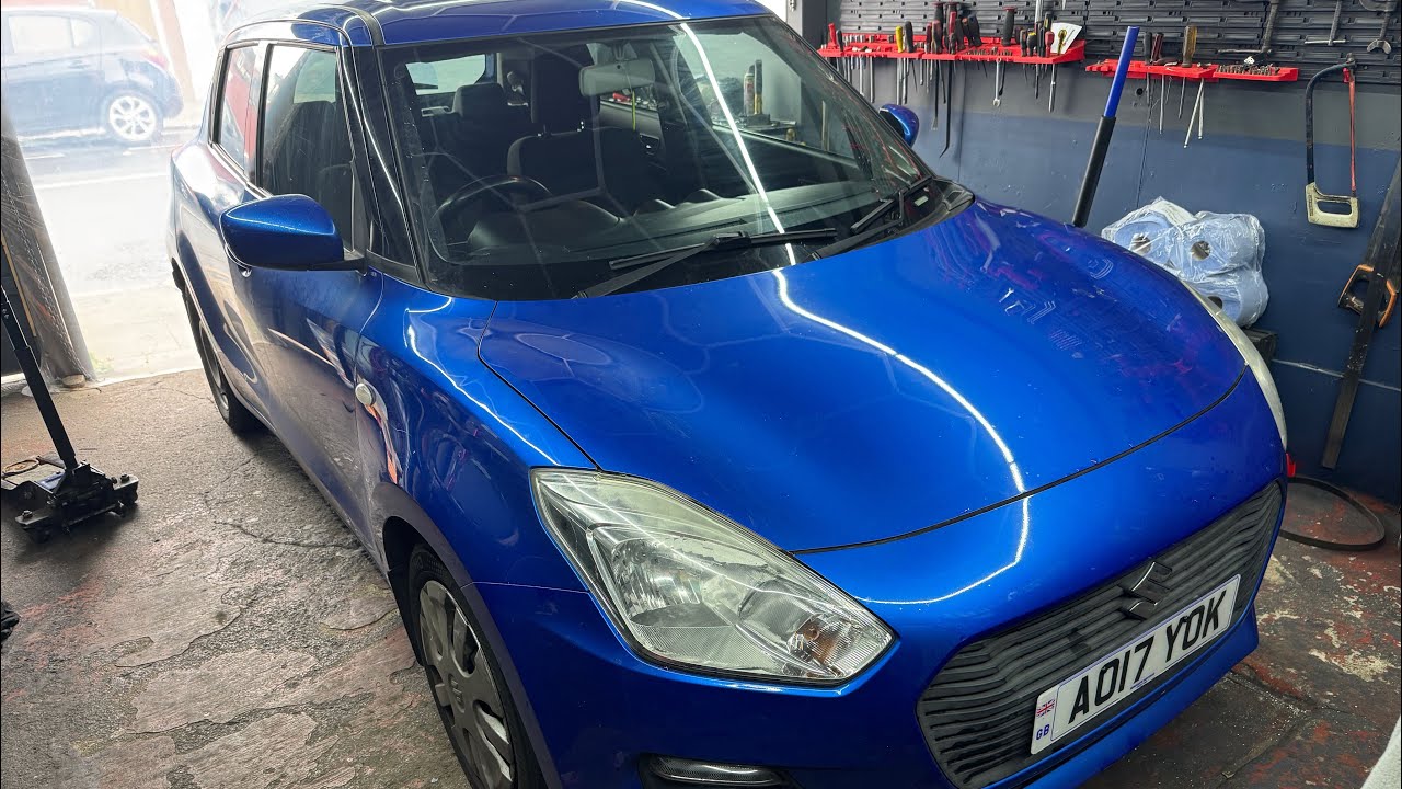 How to change the coil spring on a Suzuki Swift 2017