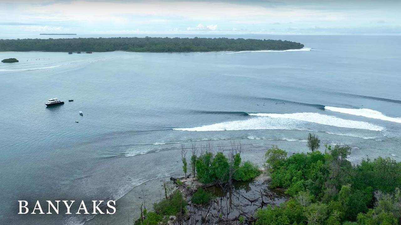 Surfing Banyak Islands