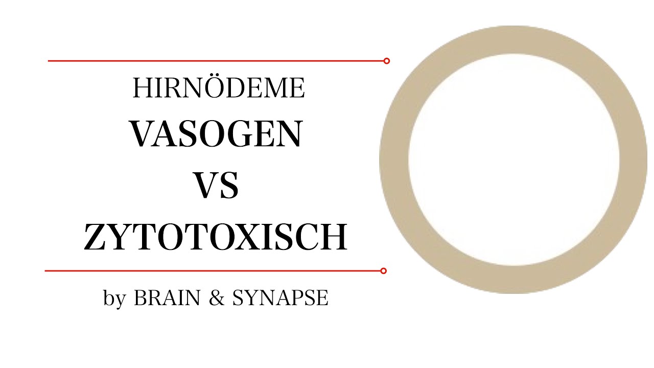 Vasogen vs zytotoxisch I Hirnödeme I Neuroradiologie I Brain & Synapse