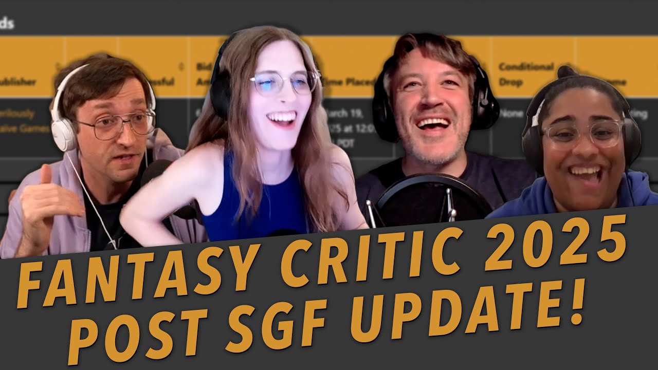 Fantasy Critic 2025 Post SGF Check In!