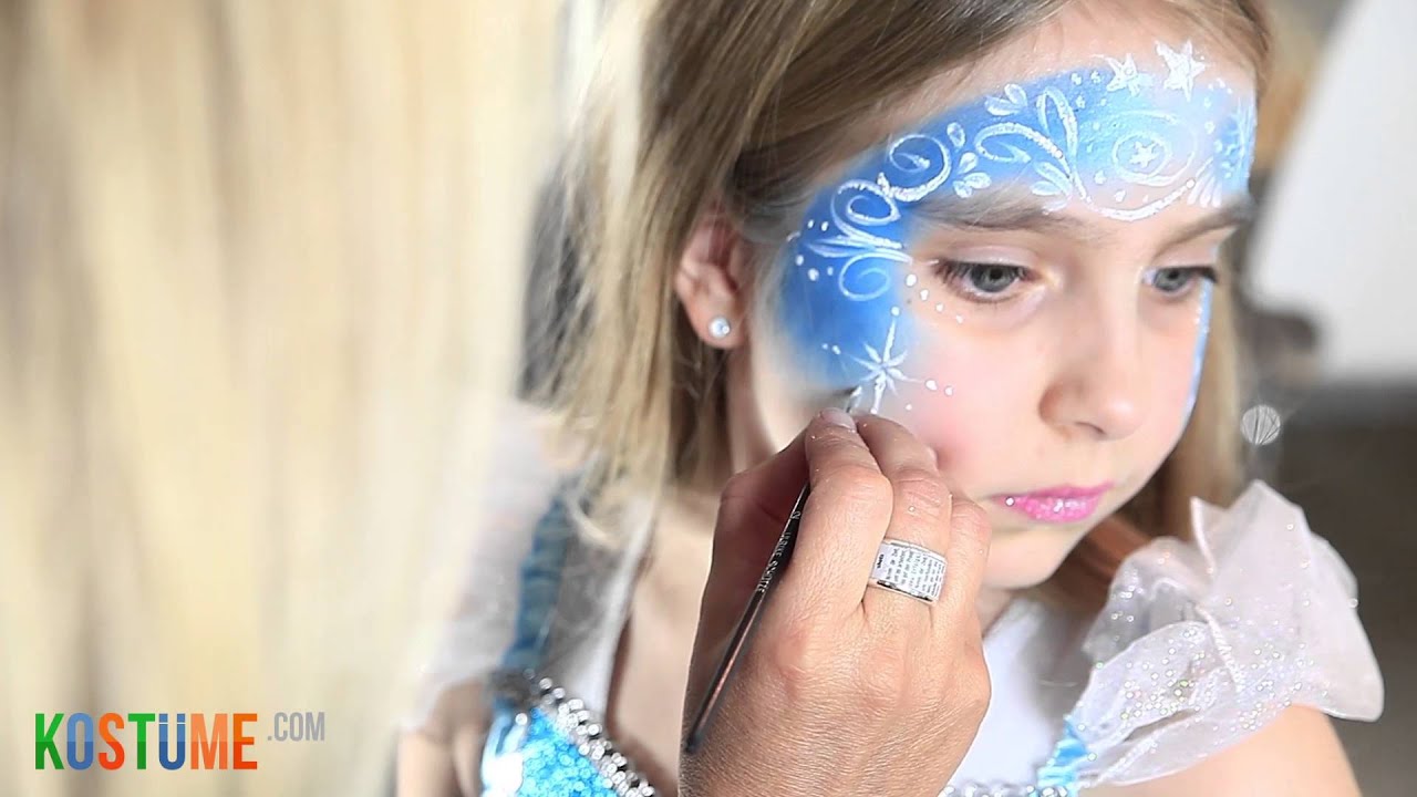 Tutorial: Kinderschminken Die Eisk&ouml;nigin Elsa