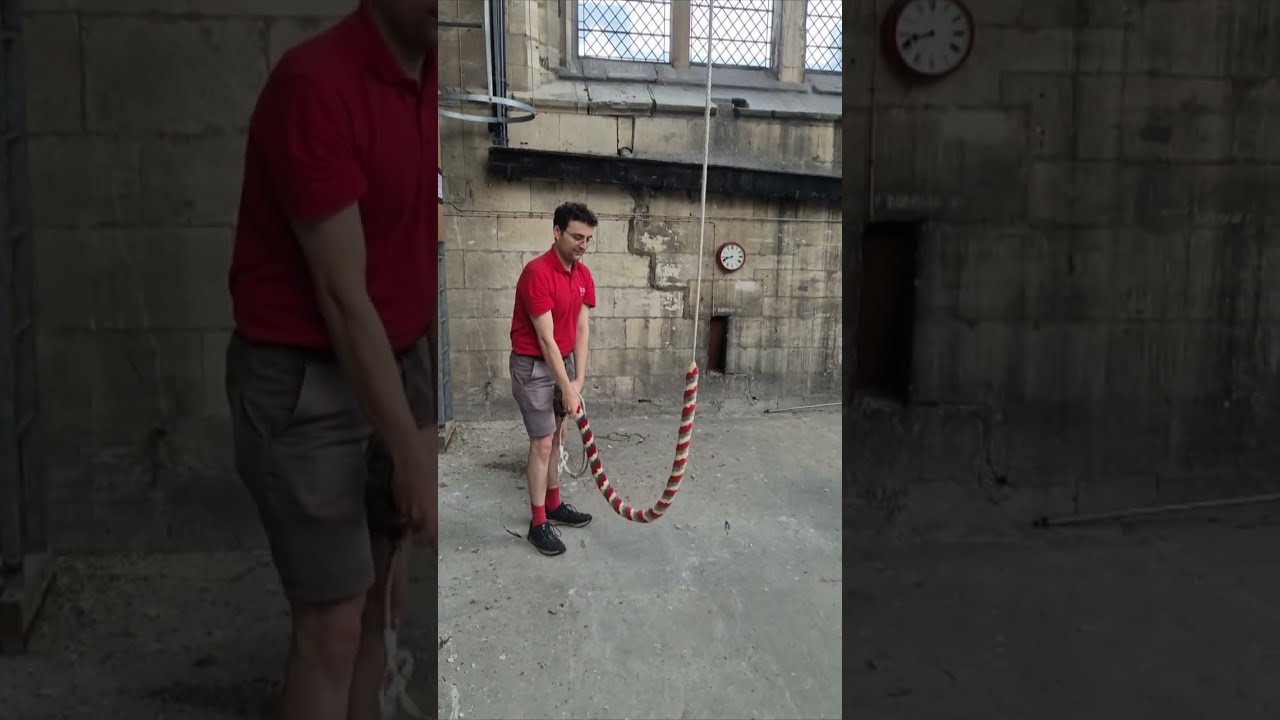 Ringing Great Peter at York Minster