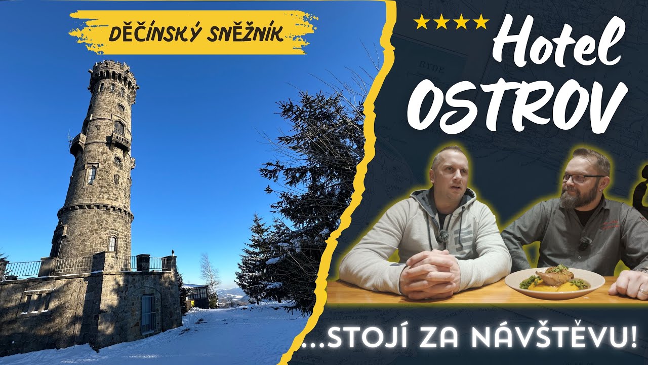 DĚČÍNSKÝ SNĚŽNÍK a HOTEL OSTROV - Restaurace 🍽 Stojí za vaší návštěvu